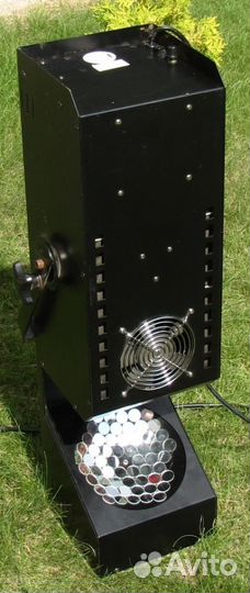 Светомузыка сканер Q07 400W полицвет зеркало Mic