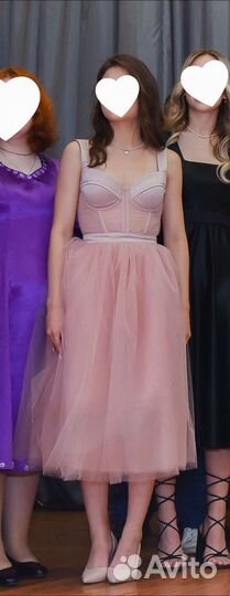 Нежное платье на выпускной