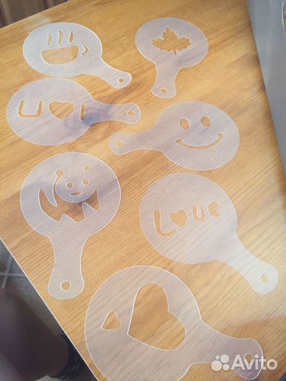 Трафареты для кофе и десертов