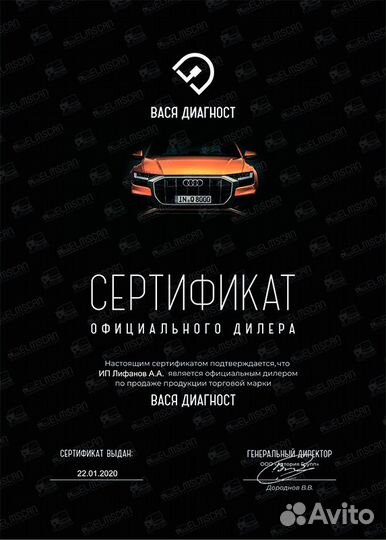 Вася Диагност Origin с лицензией и обновлениями