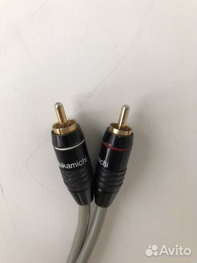 Межблочный кабель 2 rca-2rca, Nakamichi (Japan)