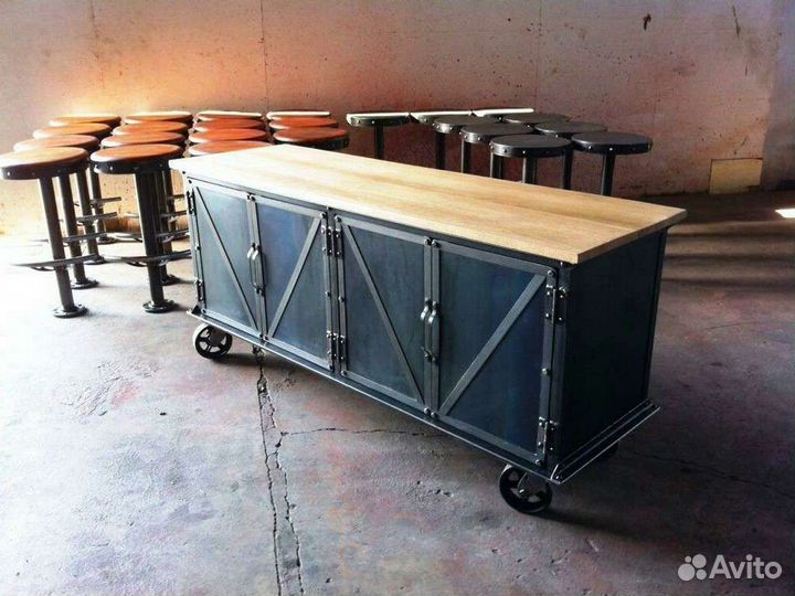 Дизайнерская мебель, Лофт стеллаж, перегородки