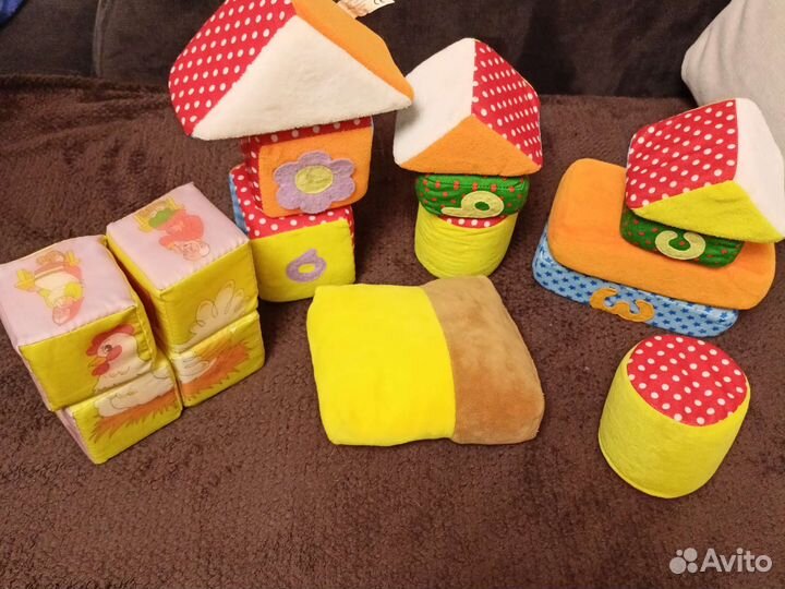 Кубики мягкие