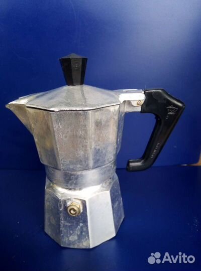 Гейзерная кофеварка 0,6л. СССР 100мл. Италия