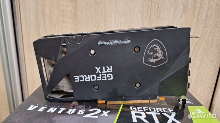 Видеокарта msi 3060ti ventus 2x