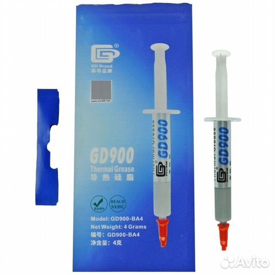 Термопаста GD900 3g 3г 3 грамма с серебром