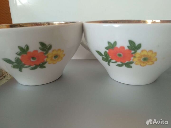 Чайные чашки Дулево СССР