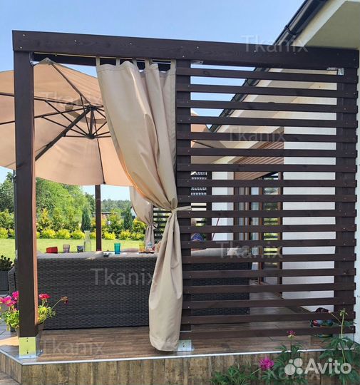 На заказ шторы уличные