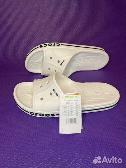 Шлепанцы Crocs Crocband Slide Белые