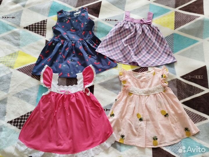 Пакет летней одежды для девочки 92, 98, 104