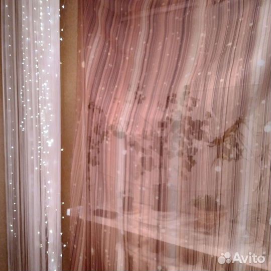 Тюль-вуаль с фотопечатью Новогодняя