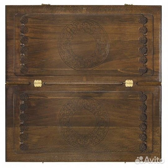 Нарды и шашки резные Знак зодиака Водолей 61 х 61 см бук Армения 62628