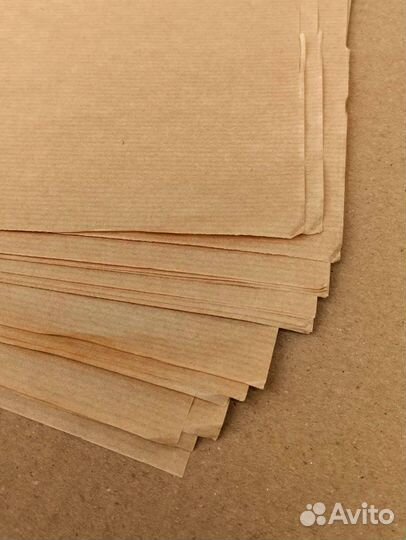 Оберточная бумага крафт для фаст фуда, 400х400 мм