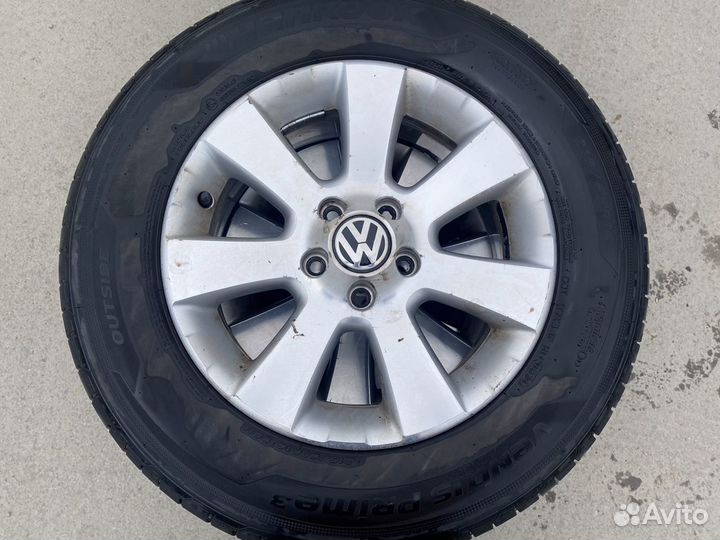 Летние колеса оригинал Volkswagen Tiguan 215/65R16