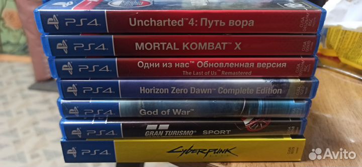 Игры на дисках для ps4