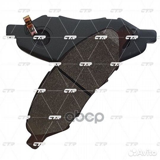 Колодки тормозные перед nissan tiida C11 06- JU