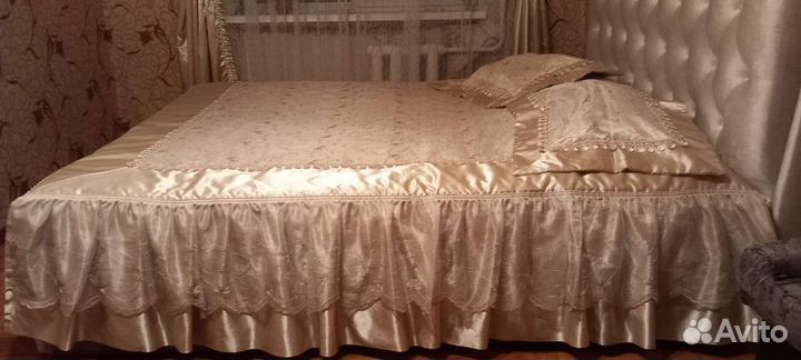 Покрывало на 2 х спальную кровать бу