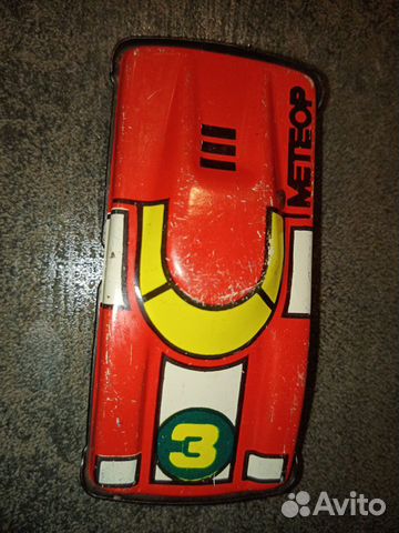 Спортивная машинка Метеор Металл СССР конец 70х