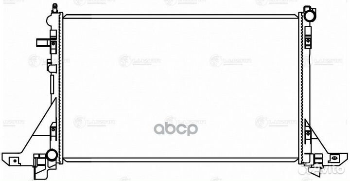 Радиатор охл. для а/м Renault Master (10) 2.3T