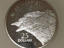 Монета "AV-8B Harritr II " 25 dollars