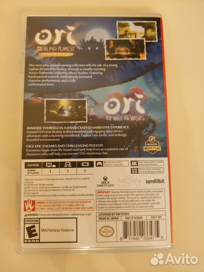 Игра Ori - The Collection (Nintendo Switch)