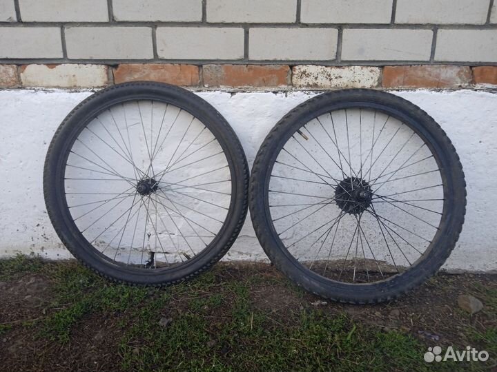 Колёса от велосипеда от скоростного велика