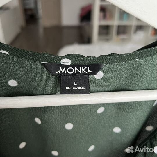 Платье в горошек Monki, L