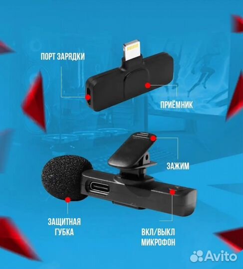 Микрофон петличный