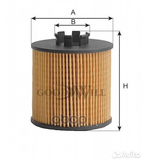Фильтр масляный двигателя OG200ECO Goodwill