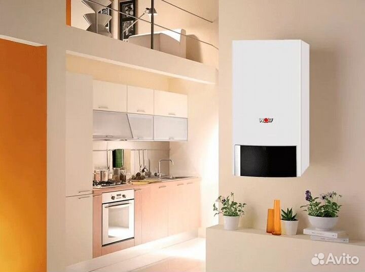 Газовый котел настенный новый. от 10 до 100 кВт