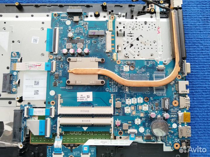 Мат плата hp 15-ba 255 g5 la-d711p amd a6-7310 б/у