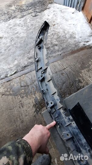 Сполер бампера передний nissan Pathfinder R51