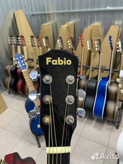 Акустическая гитара Fabio - чёрная