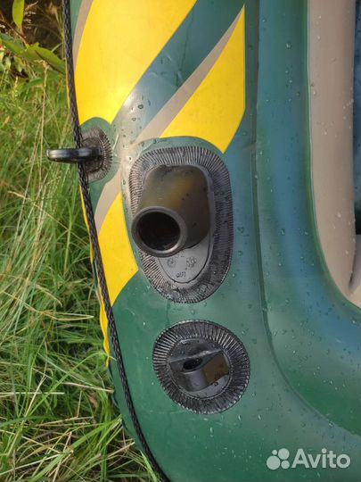 Надувная лодка intex seahawk 2