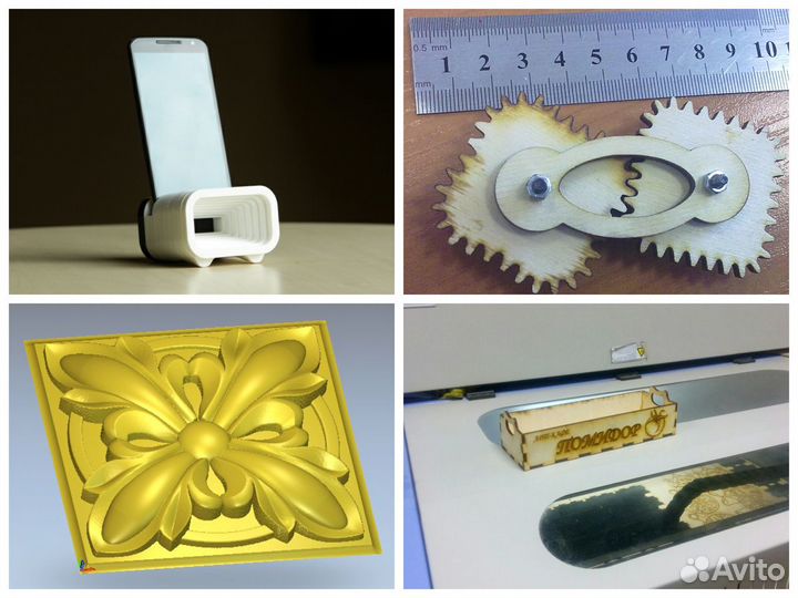 Модели чпу /cnc для фрезеровки и лазера