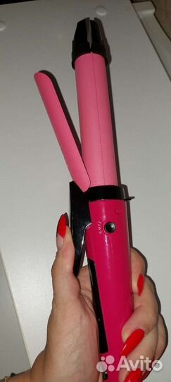 Щипцы для завивки волос с гафре nova