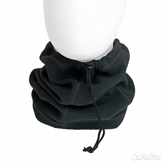 Флисовый бафф, снуд, шарф-труба(чёрный)