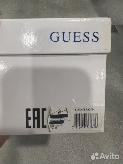 Эспадрильи Guess оригинал, р.38