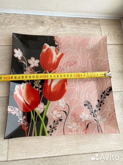 Набор квадратных тарелок