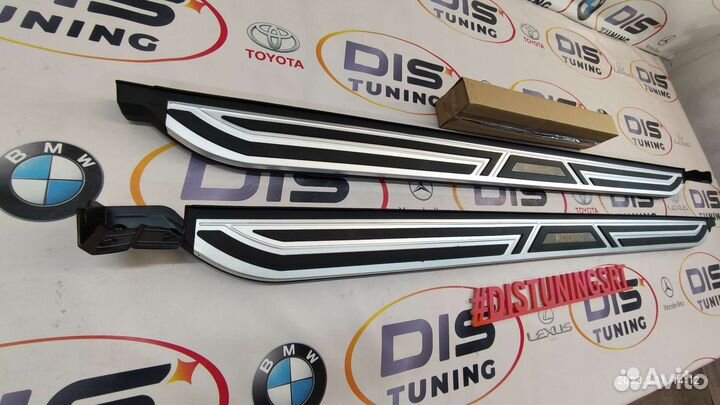 Подножки Skoda Kodiaq 17-21г