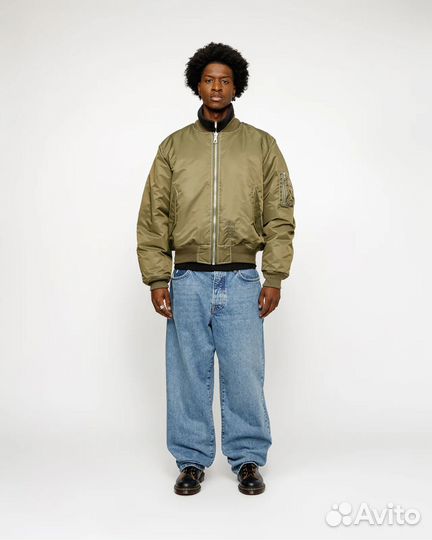 Джинсы Stussy Big OL Washed Blue