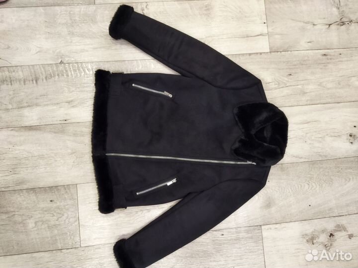 Дубленка для девочки 146