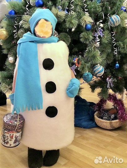 Костюм снеговика для мальчика