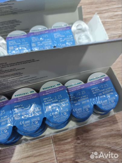 Однодневные контактные линзы Bausch&Lomb -2, 25