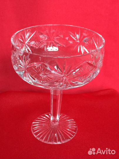 Хрустальная вазочка креманка СССР