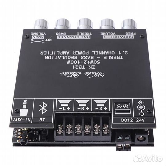 Усилитель звука 2.1 ZK-TB21 2*50WT+100WT Bluetooth