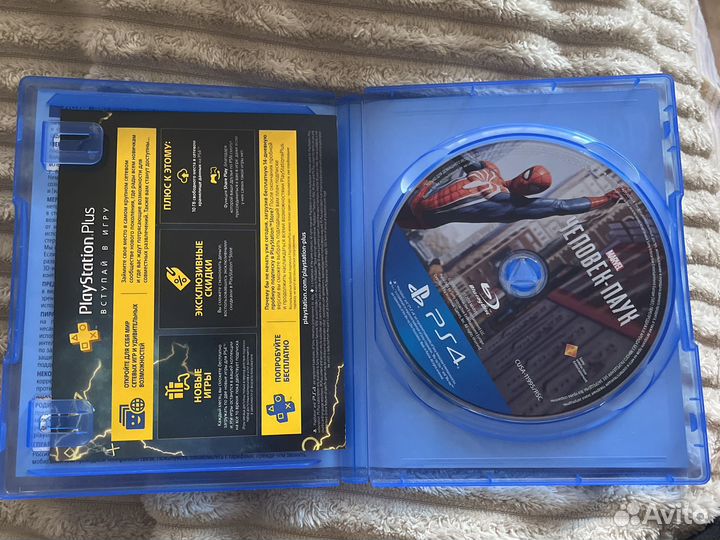 Диски на ps4 человек паук