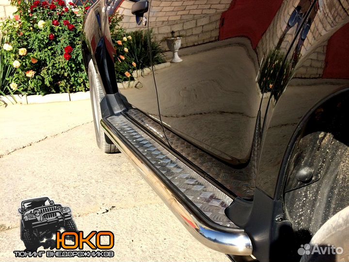 Защита порогов Renault Duster