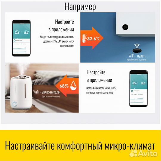 WiFi датчик температуры с дисплее