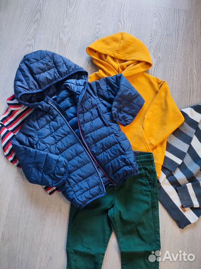 Вещи пакетом для мальчика 110 116